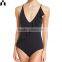 2017 OEM LADIES bathing suits one piece swimsuit sport wear