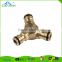 Discount 3 way hose coupling/pipe fitting/tap connector