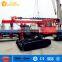 solar power photovoltaic drilling pile driver for installation