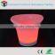 Rechargeable LED glowing ice wine Bucket/beer holder/wine cooler