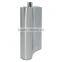 178oz Stainless Steel Hip Flasks Laser Welding Mirror Flask With Leather Package