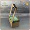 Gift packing usage brown kraft paper bag and flower pot price
