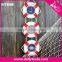 Vintage Design Decorative Blue Red 3 Swim Rings Wall Clock