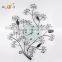 2015 China Factory Modern Luxury Tree Design Iron Art Quartz Wall Clock
