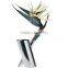 Metal Flower Tall Vase Home Decor Decoration,Stainless Steel Large Vase for Wedding