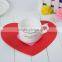 Good quality heart shape silicone kitchen mat/pad