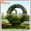 2015 Wholesale customized plastic animals graden decoration topiary plant for decor