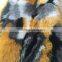100% AC Multi-color Three-dimensional Jacquard Artificial Fur Fabric
