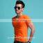 Cheap Plain Printing Pure Color Cotton Men V-neck T-shirt Wholesale China