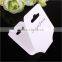 custom printing Eco-friendly jewelry packaging cards white paper jewelry display cards for necklace and earrings set