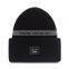 Latest Design Custom Embroidery Logo Unisex Cotton Knit Beanie Hat