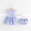 Pink Striped Lace Outfit Baby Ruffle Fashion Clothes Baby Outfits