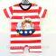 baby jumpsuit print cartoon animal summer short sleeve romper set