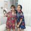 The new summer 2017 han edition of relaxed joker leisure fashion printing short sleeve shorts pajamas female