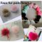 Popular fake fur pom pom fur ball keychain