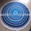 Factory price quick-dry printed cotton circle beach towel/round beach towels