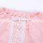B22290A Baby romper sweet Pink Long Sleeve Lace romper