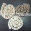 China factory sales 100% mongolia cashmere tops white/light grey/brown with SGS