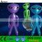 Environmental non-phthalate PVC inflatable 3D alien toy inflatable cartoon doll for inflatable toys