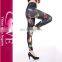 naked sexy girl womens workout floral pattern print fitness leggings stretch pants
