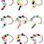 New Different Colors Pom Pom Tassel Necklaces