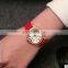 Luxury Rhinestone Glitter Watch Women Genuine Leather watch Diamond Hour Clock Ladies Watch