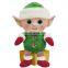 2017 Cartoon cute custom christmas elf plush african black doll toy for kids wholesale stuffed soft plush elf toy