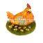 Hen lay egg Chinese metal craft animal metal jewelry box