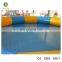 Good quality round blue and orange color inflatable swimming pool with CE certificate