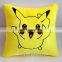 Hot sale high quality cartoon Pikachu pillow promotional custom Pikachu mascot stuffed plush toy design