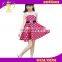 Children beautiul cotton dot print girls dresses 7-16 years old