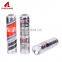 Fashionable tin metal refillable aerosol paint spray can