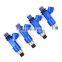 4x Dark Blue 565cc Fuel Injectors 16611-AA720 Fit For Subaru WRX / STI