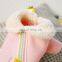 Cute Pet dog Cat pink Kindergarten suspenders apparel fleece Clothes Hoodie