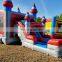 Dual Lane Wet Slides Kids Bouncy Castle Jumpers Inflatable Bounce House And Water Slide Combo
