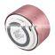 LED Aluminum Alloy Mini Bluetooth Speaker with TF USB Wireless Portable Music Sound Box Loudspeakers with usb charger