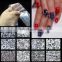Nail White Lase Hotsale Nail Art Transfer Foil Sticker 10 designs