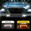 Carest 1Set Fog lamp For Hyundai Kona 2017 2018 2019 2020 Yellow Turn Signal Function Car DRL Lamp LED Daytime Running Light