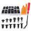 240 Pcs Car Push Type Retainer Fastener Clips with Plastic Storage Case
