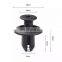 Universal Nylon bumper rivet mounting plastic fasteners