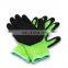 Green Cut 5 Sand Finish Nitrile Palm Gloves High Level Cut Resistant U2 Work Gloves Anti Cut Gloves For Pulp And Paper