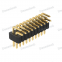 Denentech 1.00mm Pitch Pin Header H1.50 Dual Row Right Angle Connector