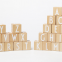 Wholesale Montessori Letter Learning Toy Wood Alphabet Puzzles Wooden Alphabet Blocks for Preschool Kids