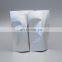 Custom printed Resealable transparent silver polyester film aluminium plastic packaging food bag with zipper