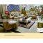 Wooden Sectionals Loveseats Set Furniture Hand Carved Flower Floor Royal Luxury Fabric Sofa