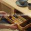 K&B kitchen cutlery drawer organizer tray knives and forks storage bamboo drawer tray