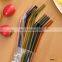 Trendy Portable Drinking Custom Reusable Valentine Fancy Large Smoothie Green Colored Straws