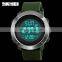 Hot! SKMEI 1268 Fashion Rubber Strap LED Digital Men Sport Watch Double Time 50M Waterproof Men Wristwatch