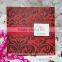 Special Design of Flocked Pocket Fold Classical European Style Wedding Invitations