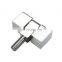 JL206-1 Wholesale Bright Chrome Plated Cabinet Stainless steel Screw Bolt Hinge